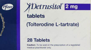 Detrusol, a brand of tolterodine ("Antimuscarinic (Anticholinergic)- M3 Receptor antagonist), used for managing urinary incontinence and reducing bladder spasms, with details on its role in the tolterodine drug profile.